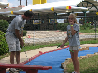 Mountasia Golf and Games - North Fort Worth, tx and Keller Tx Father child program - Northpark YMCA Adventure Guides - Formerly Indian Guides and Princesses