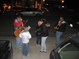 old fashioned caroling - North Fort Worth, tx and Keller Tx Father child program - Northpark YMCA Adventure Guides - Formerly Indian Guides and Princesses